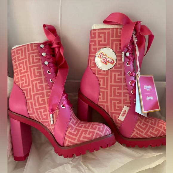 Brand new in box Balmain Barbie Boots - Picture 2 of 5